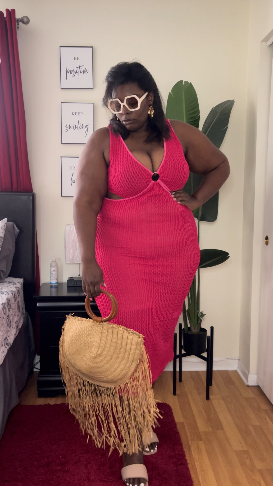 Get into this cutout dress. Perfect for summer. Can be a beach cover up or wear it as a dress. The curves are curving in this one  

#LTKunder50 #LTKswim #LTKcurves