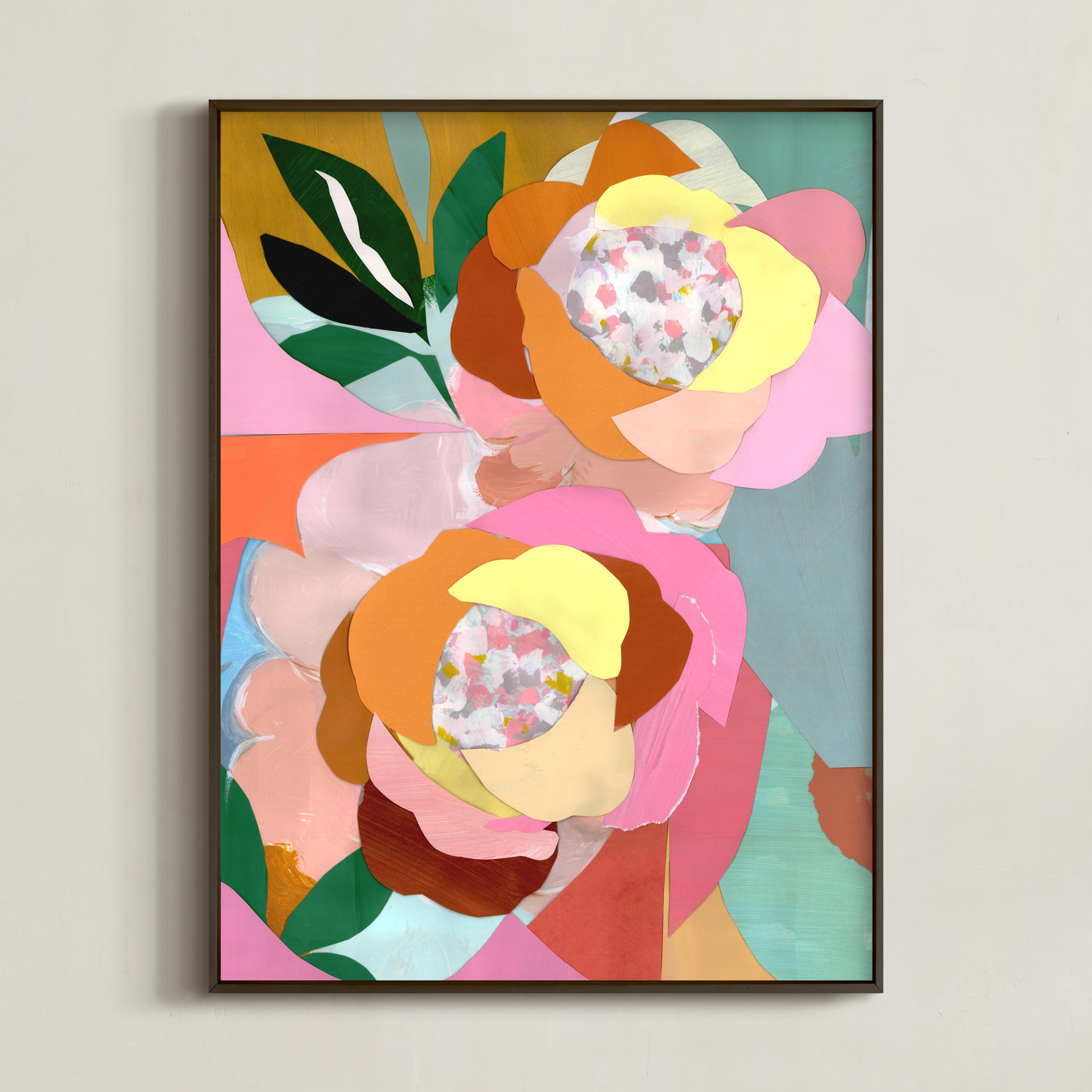 "Bursting Life" - Mixed Media Limited Edition Art Print by cyrille gulassa. | Minted