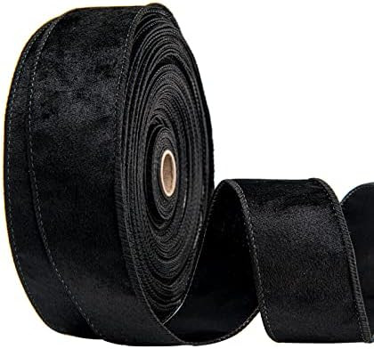 1.5Inch X 20 Yards Christmas Velvet Ribbon,1.5" Wide Wired Ribbon for Christmas Crafts Decoration... | Amazon (US)