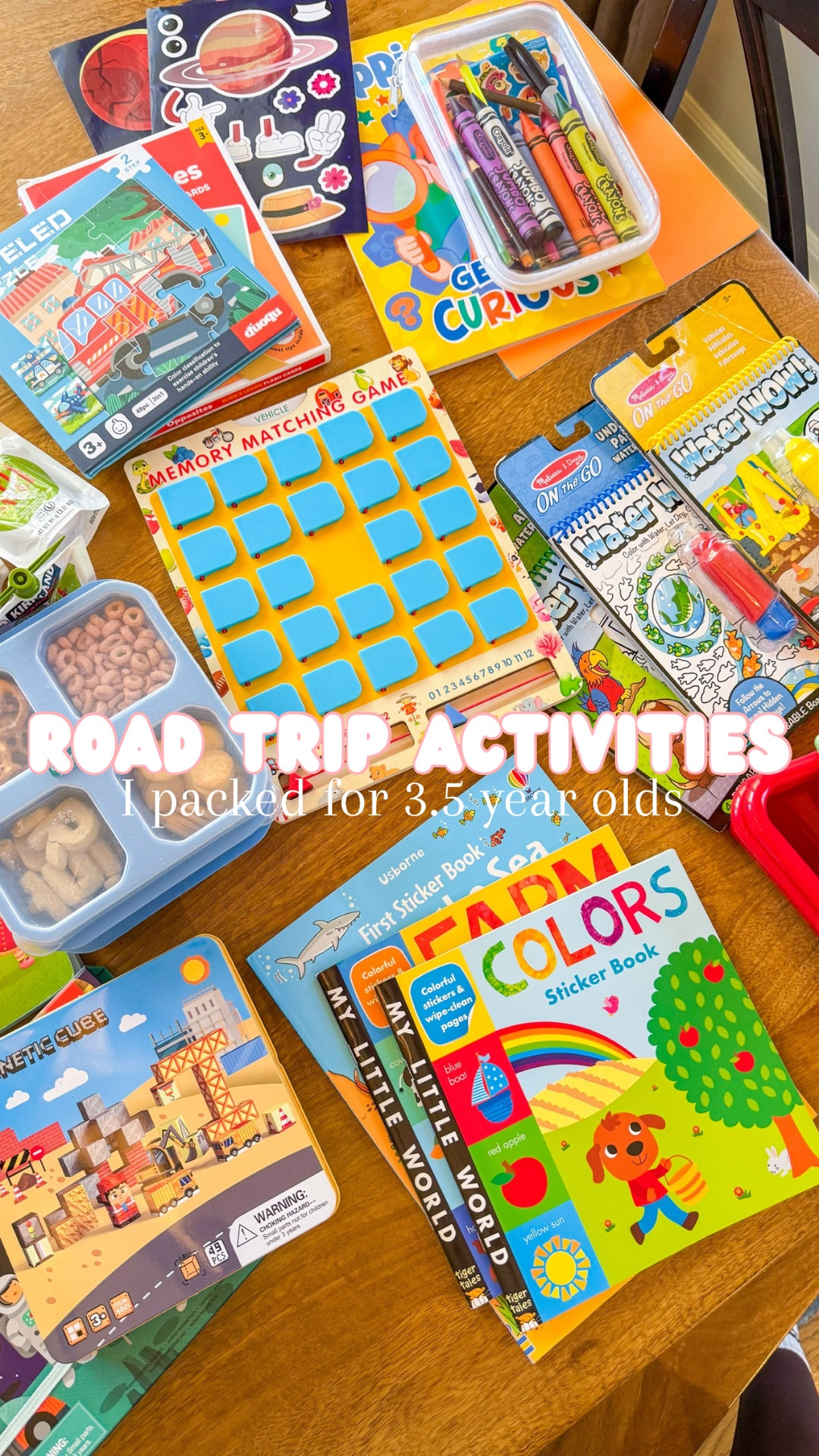 Road tripping with toddlers is not for the weak 😅 but being prepared with some easy and fun activities can be a game changer! Here’s what we brought and liked! 

#LTKFamily #LTKTravel #LTKKids