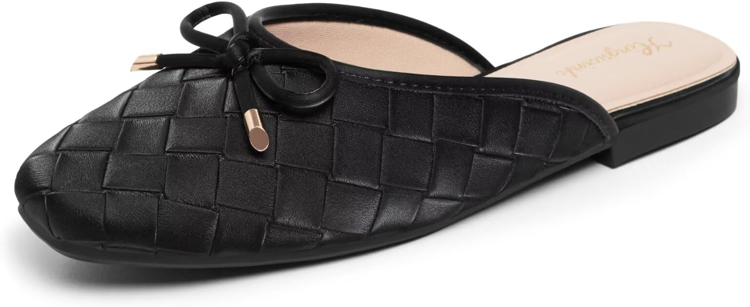 Mules for Women Slip On Flats Office Business Casual Shoes Closed Toe Shoes for Women Dressy Comf... | Amazon (US)