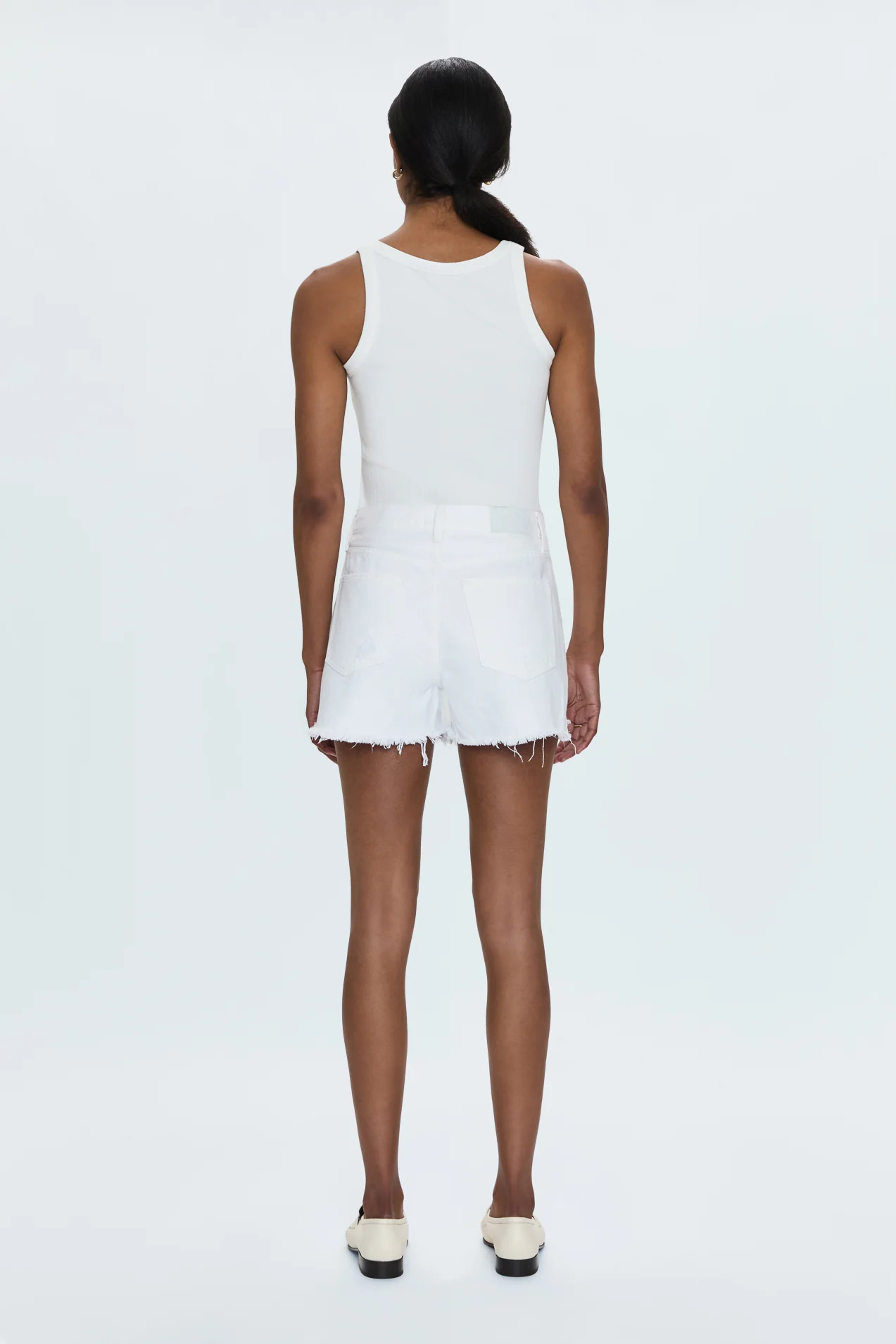 Nova High Rise Short - Luxe White Vintage | Pistola Denim