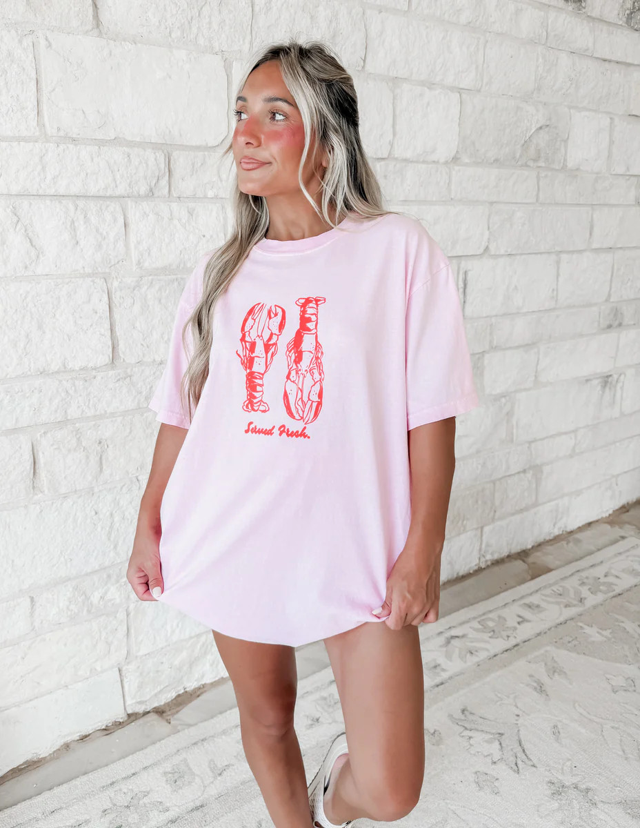 Served Fresh, Lobsters Comfort Colors Cotton Tshirt | CK Squared Boutique