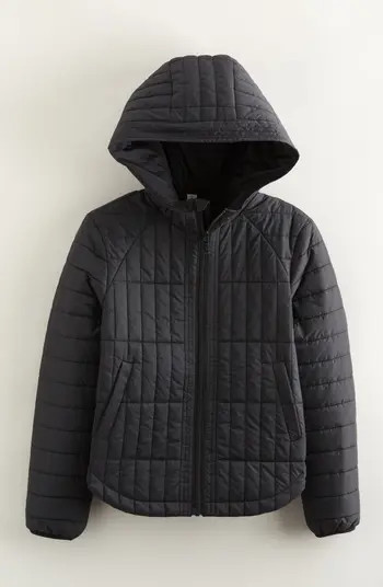 Kids' Quilted Hooded Jacket | Nordstrom