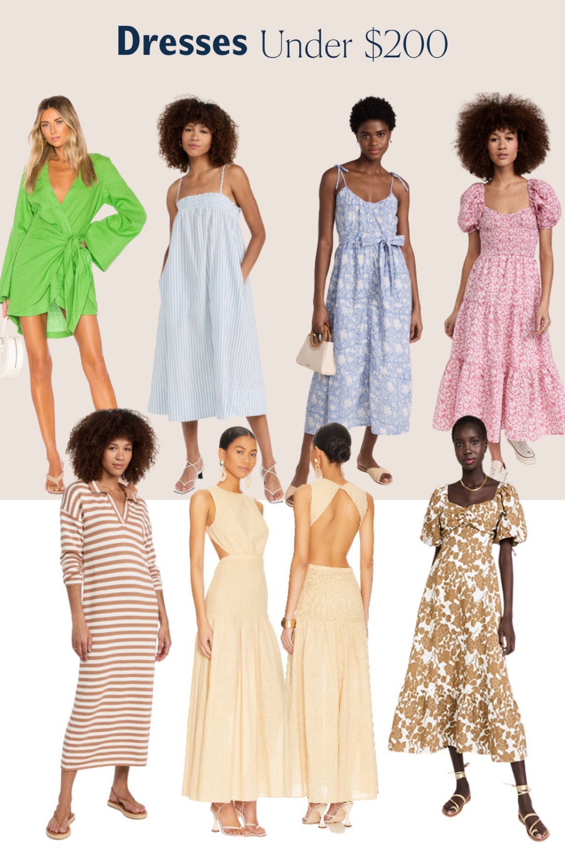 Dresses under $200! 

#LTKstyletip #LTKSeasonal #LTKbump