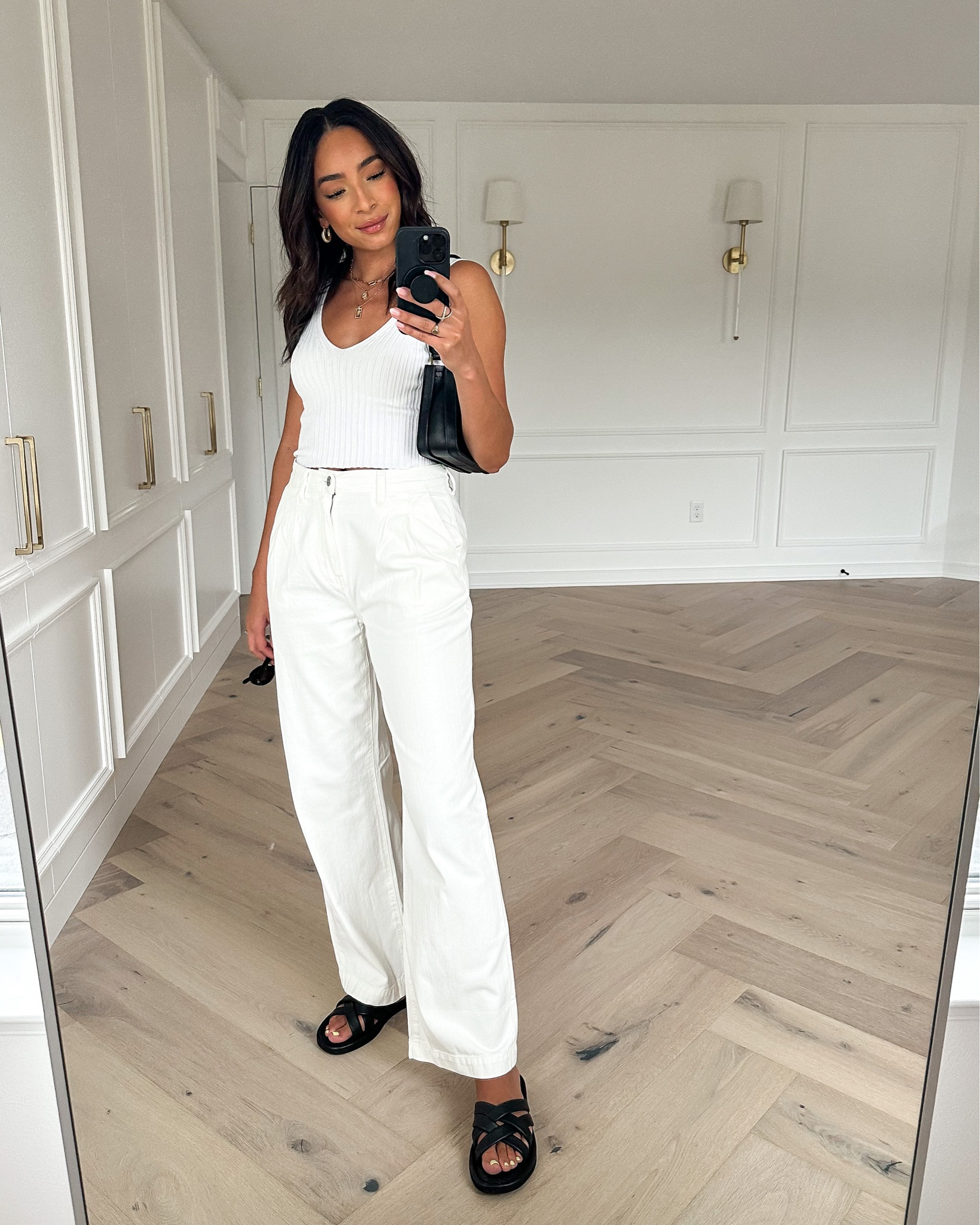 Code WARMUP for 30% Madewell!! Size XS white knit tank
Size 26 white trouser jeans 

#LTKunder100 #LTKstyletip #LTKsalealert