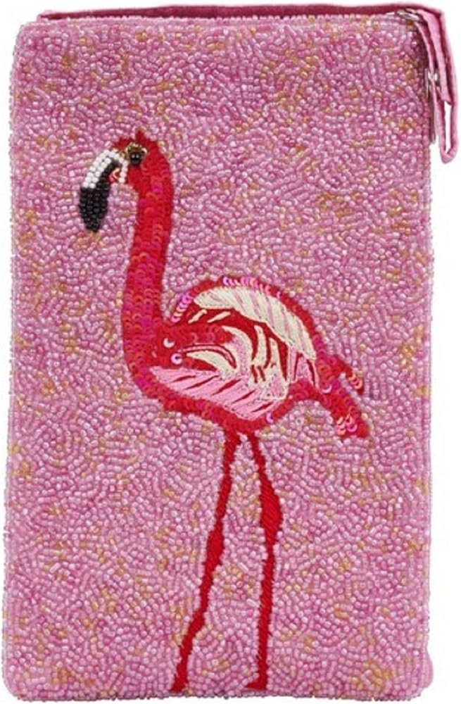 Bamboo Trading Company Flamingo Bolsa para teléfono celular o club con un bolsillo lateral separ... | Amazon (US)