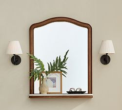 Scarlett Mirror With Shelf | Pottery Barn (US)