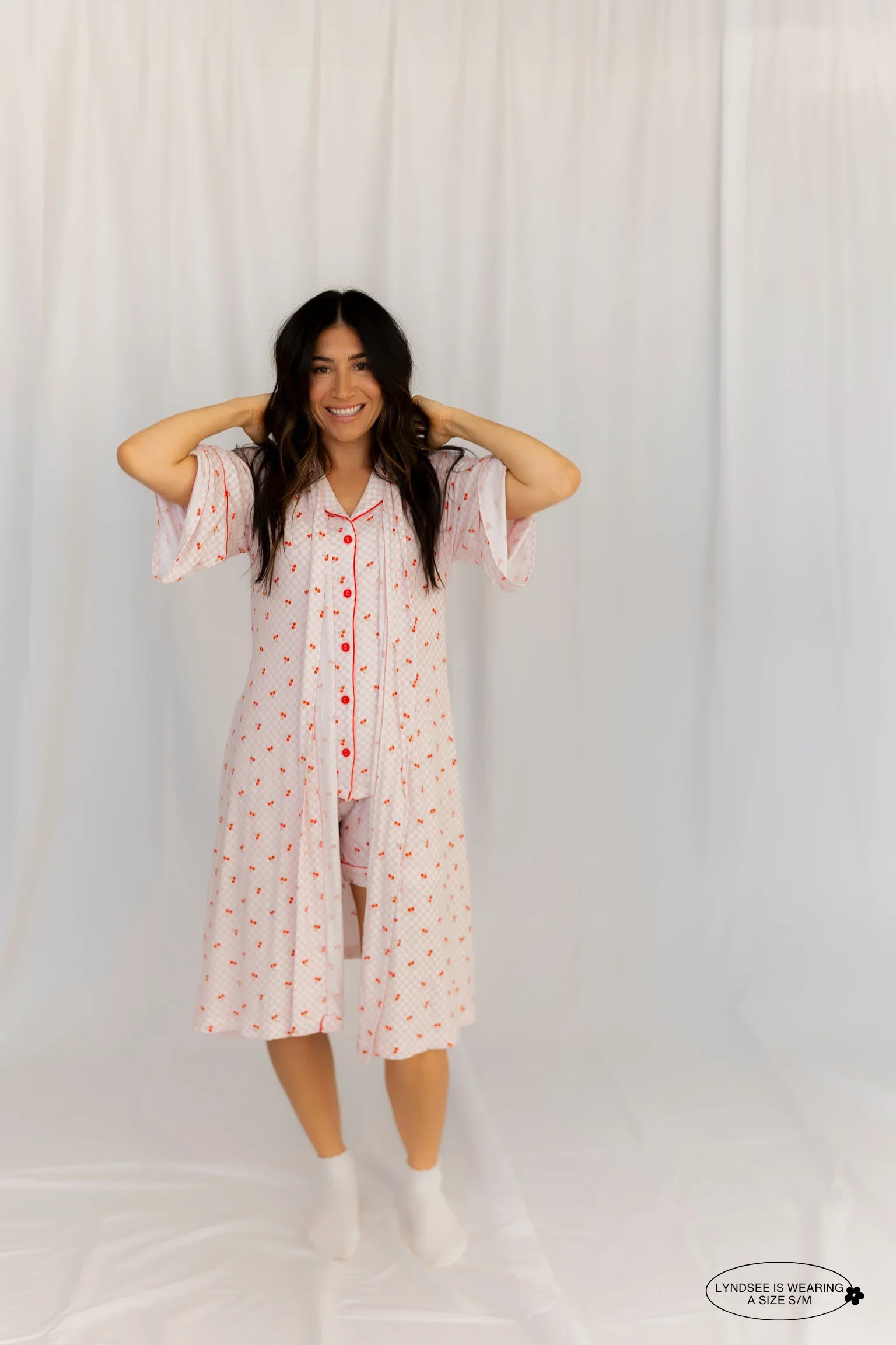 Cherry Ribbed Robe | Shop Staykation