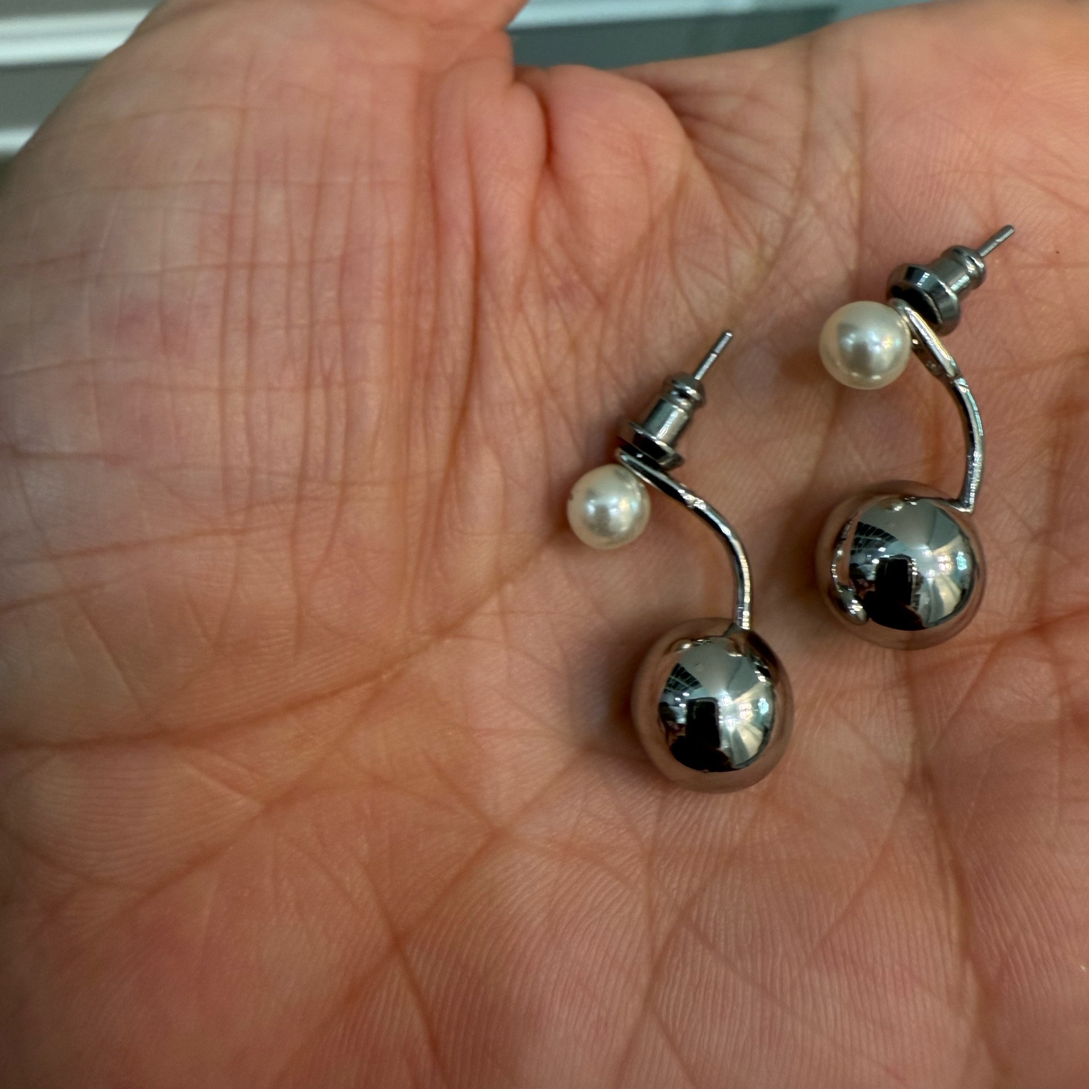 Earrings. 

#earrings #silverearrings 

#LTKOver40 #LTKTravel #LTKStyleTip