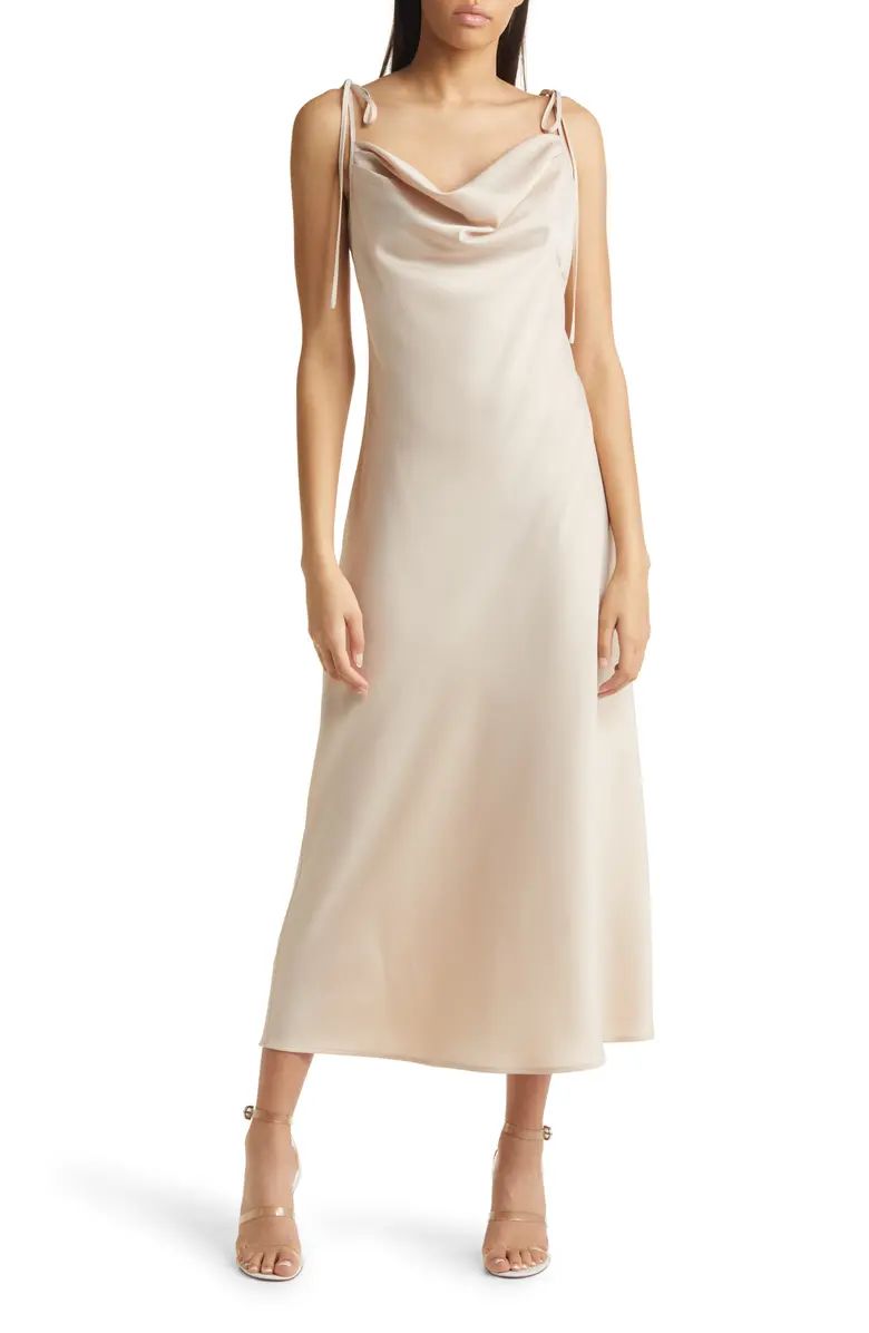 The Beverly Cowl Neck Midi Dress | Nordstrom