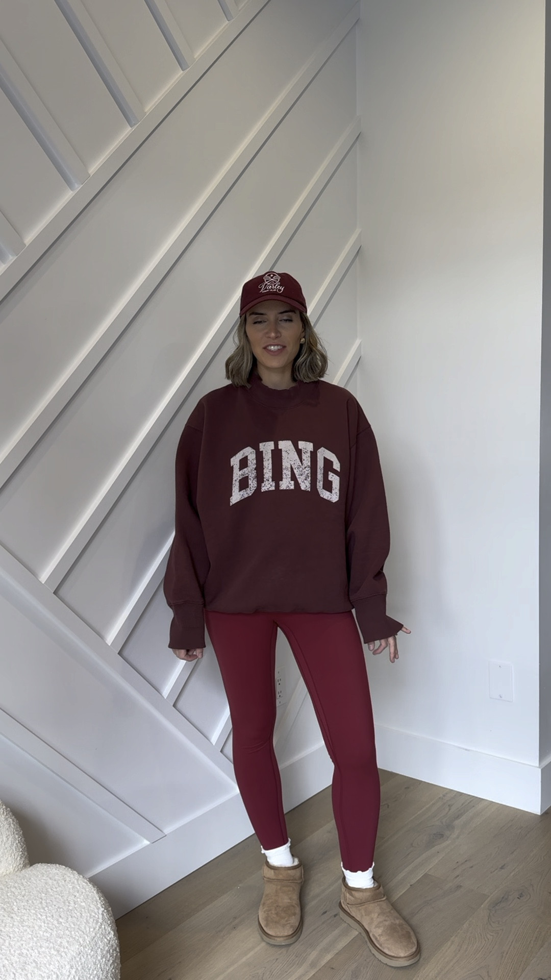 Maternity leggings size small
Anine bing sweatshirt size medium 

#LTKBump #LTKFindsUnder50