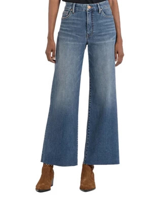 Women's KUT from the Kloth Fab Ab Meg Relaxed Fit Wide Leg Jeans | Scheels