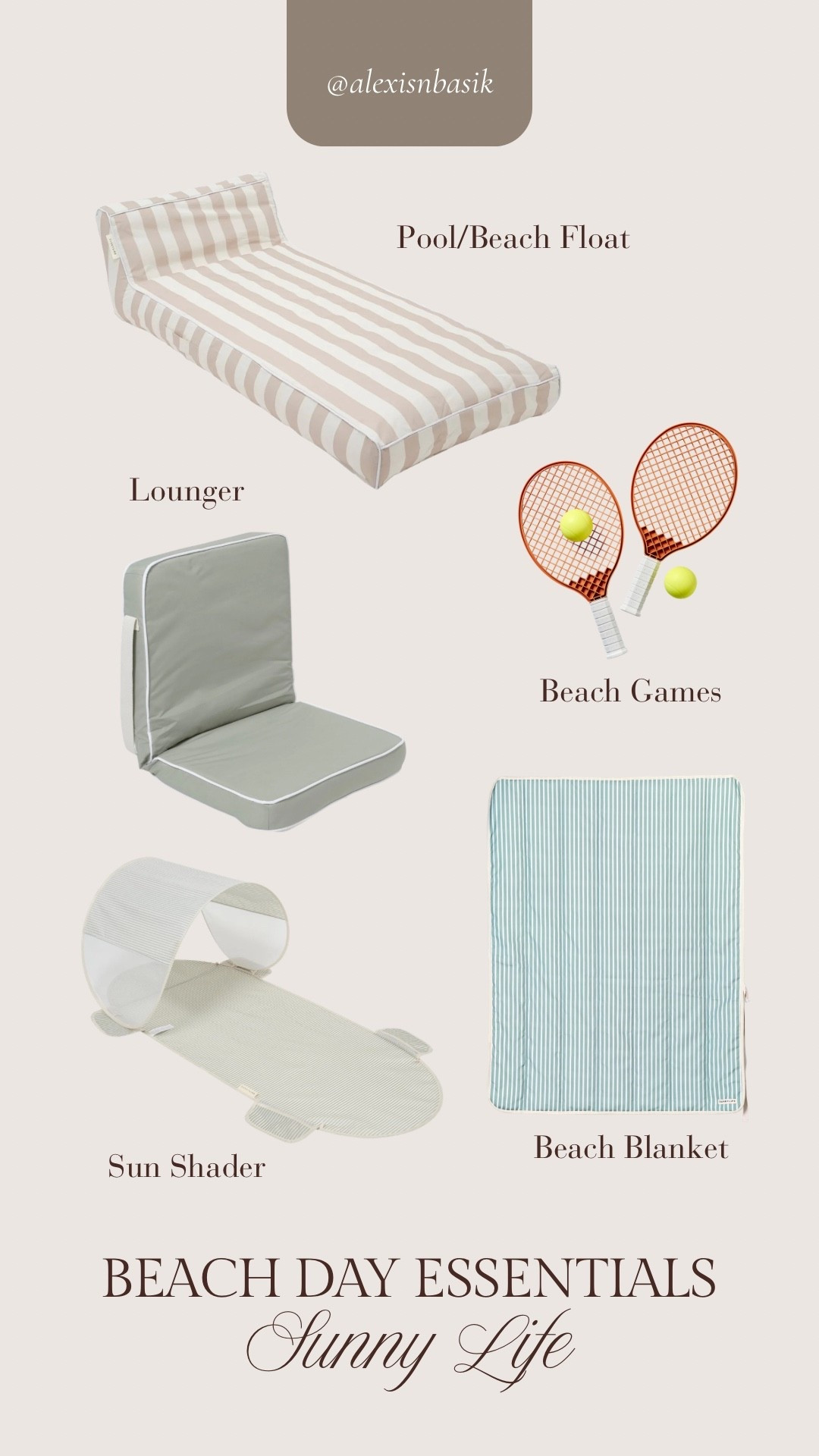 Sunny Life Beach & Pool Essentials! This brand is so cutie I want everything on their website!!

#LTKTravel #LTKSwim #LTKSpringSale