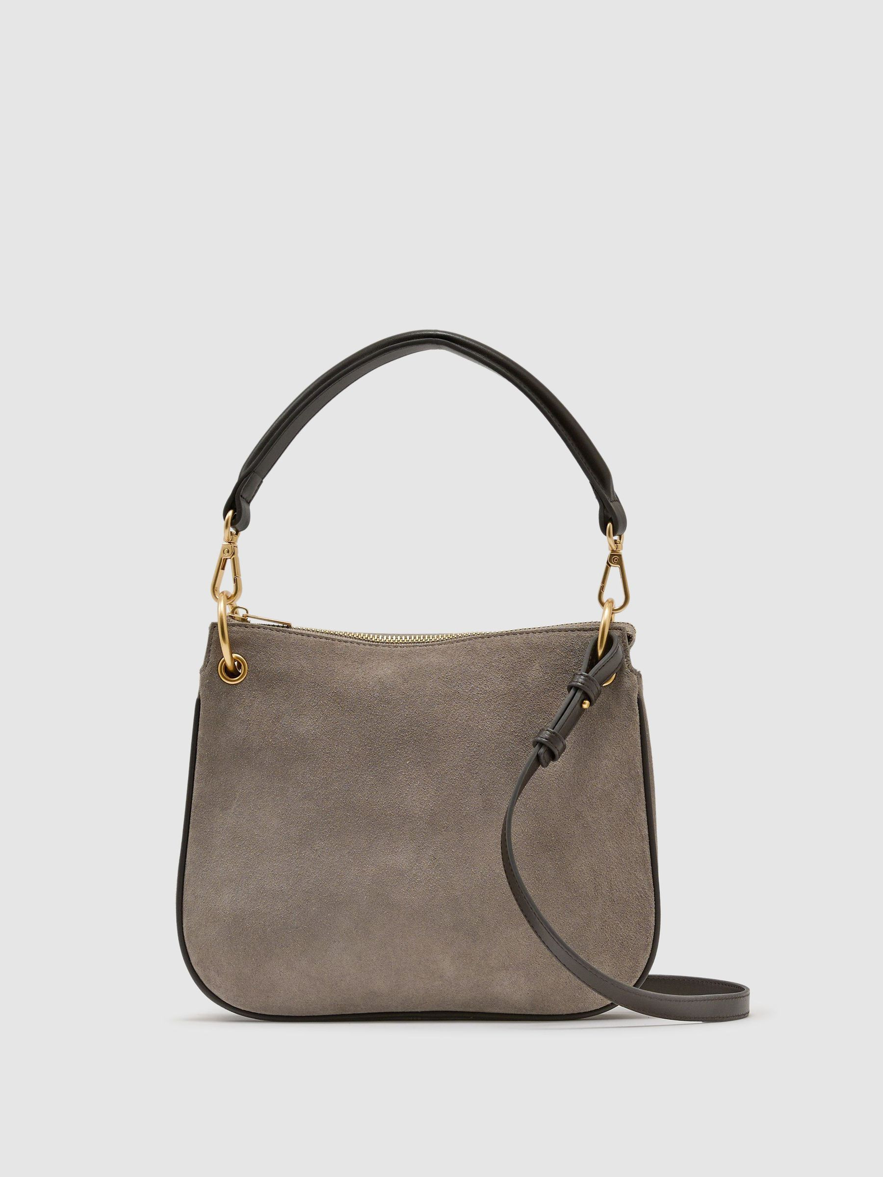 Suede Crossbody Bag | Reiss UK