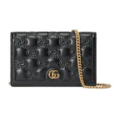 GG Matelassé chain wallet | Gucci (US)