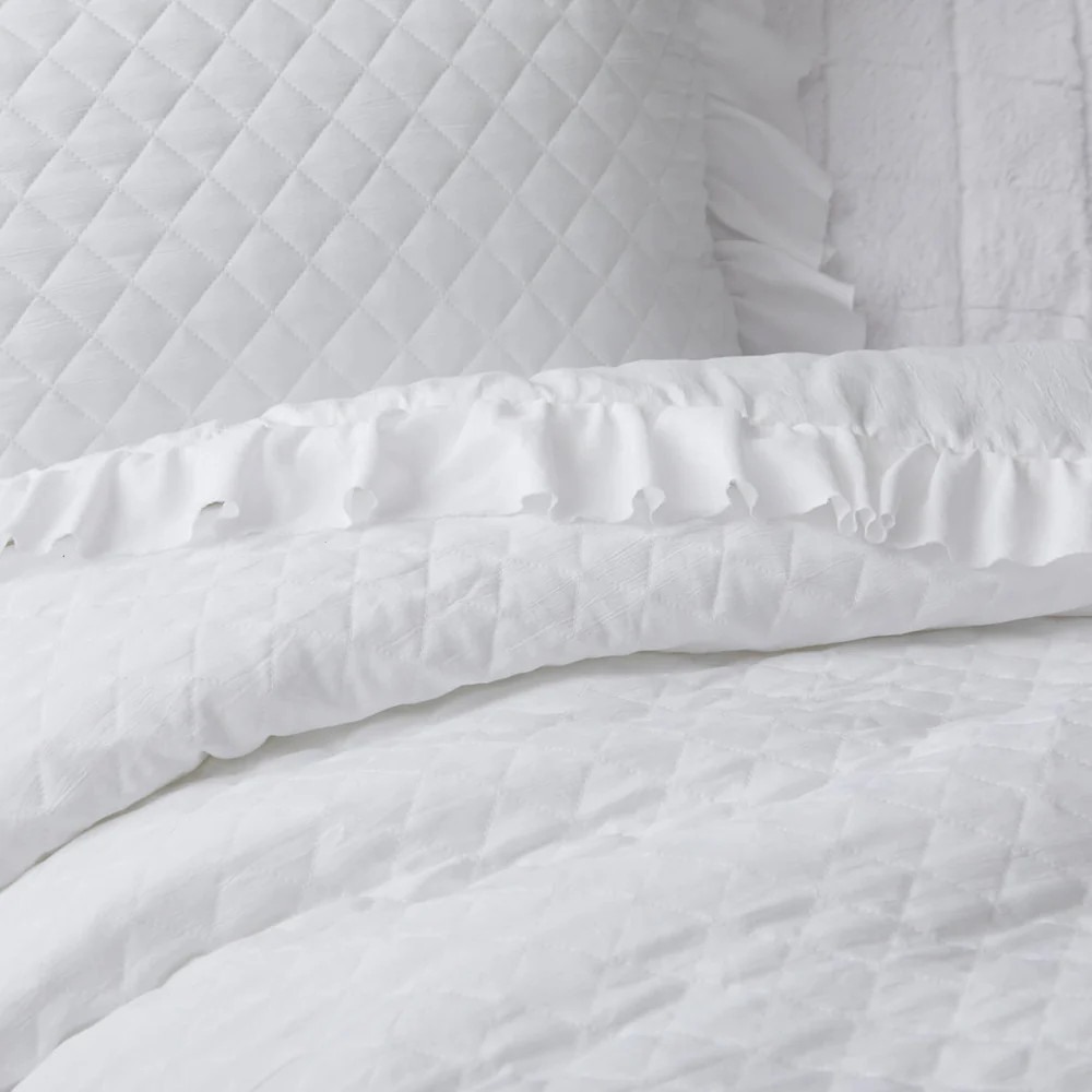 Ruffled Edge Comforter and Sham set | Dormify