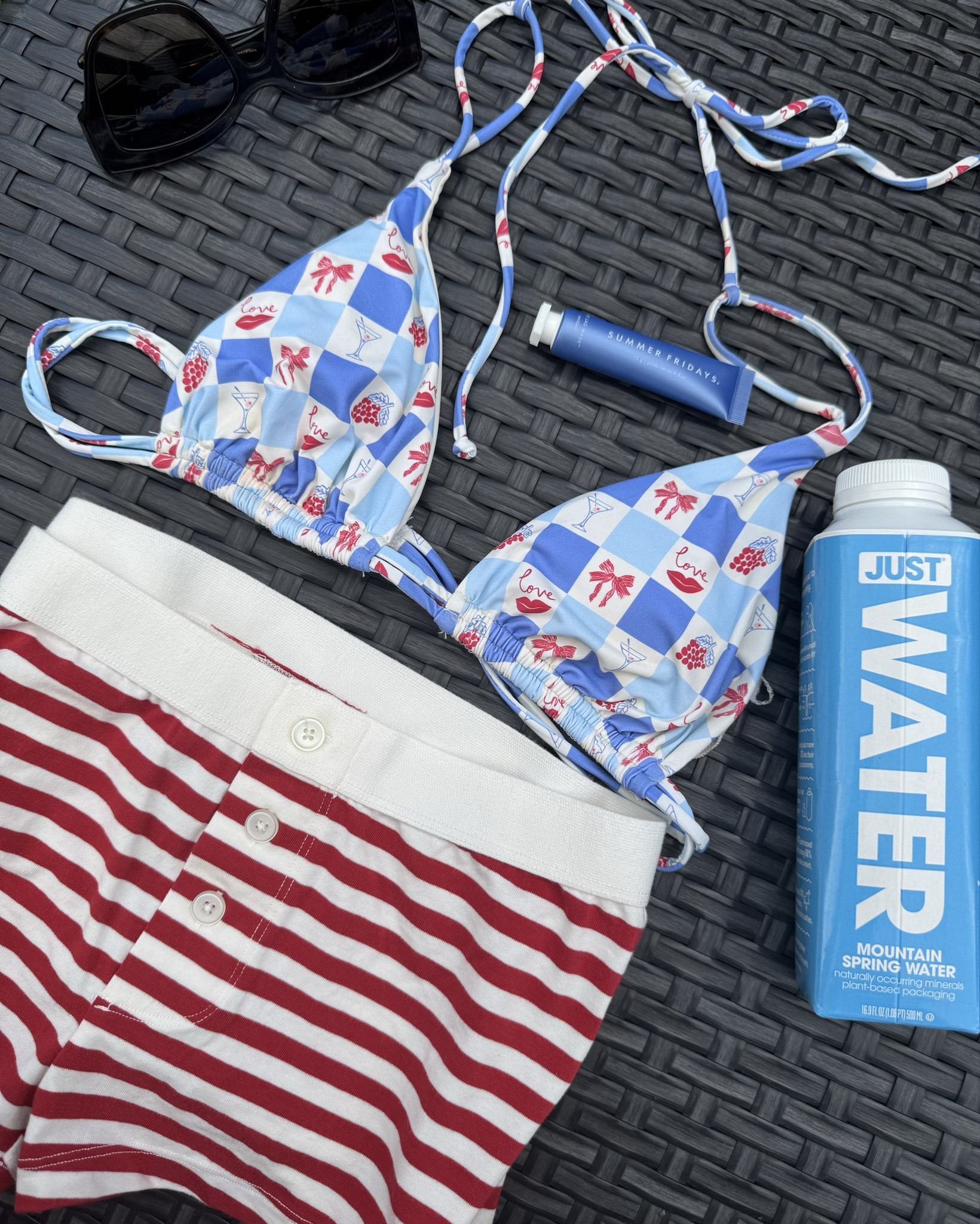 4th of July poolside outfit check 
Bikini is “montauk paradise"
#brandymelville #dipindaisies #summerfridays #toryburch #justwater 

#LTKSwim #LTKBeauty #LTKStyleTip