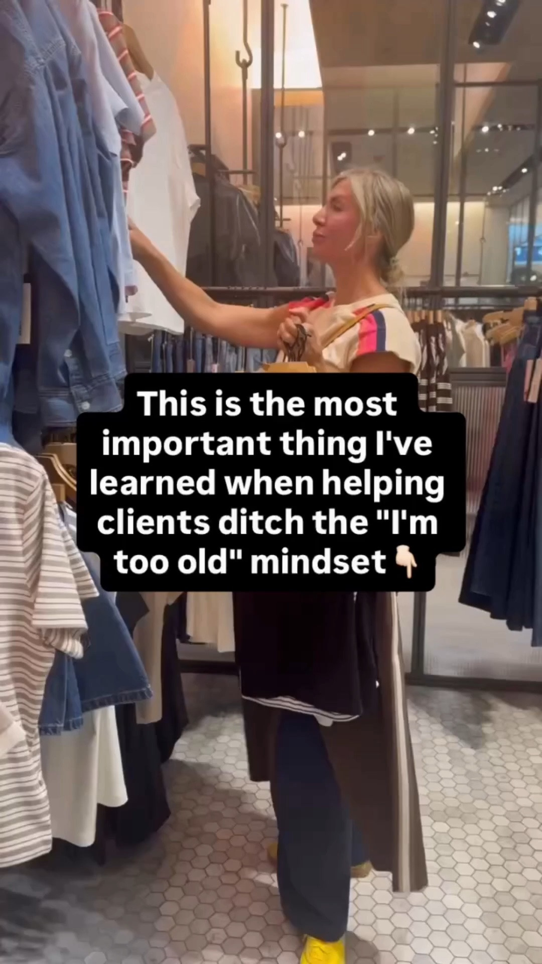 “I’m too old to wear that.” We hear it all the time, but here’s the truth: Style doesn’t have an expiration date. 
One of the most important things we’ve learned when helping clients ditch the “too old” mindset is that age isn’t the issue—confidence is. 

💡 Confidence comes from wearing clothes that reflect you today. 
💡 It’s about embracing timeless wardrobe staples and sprinkling in trends that feel authentic. 
💡 It’s choosing fit, fabrics, and accessories that support how you want to show up in the world. 

Age isn’t a limit—it’s an asset. You’ve earned your confidence, so let’s style it to match. - DM us if you’re ready to love your wardrobe at every age. 
Let’s create outfits that feel effortless and you. 

#StyleForEveryAge #AgeConfidentStyle #ConfidentDressing #PersonalStylistTips #WardrobeConfidence PersonalStylist EffortlesStyle.