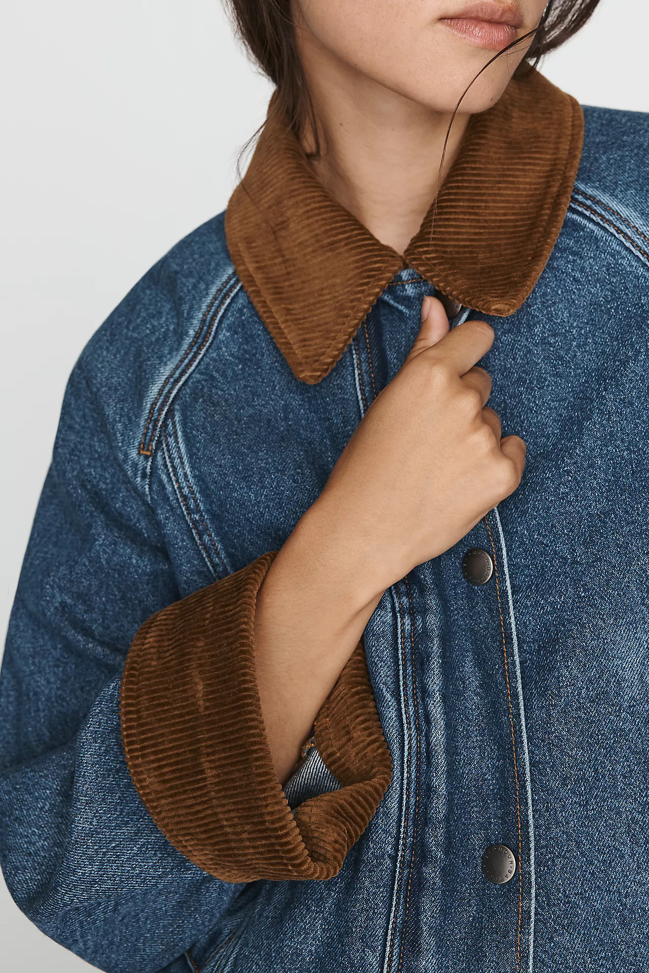 Barbour 100% Cotton Denim Jacket | Anthropologie (US)