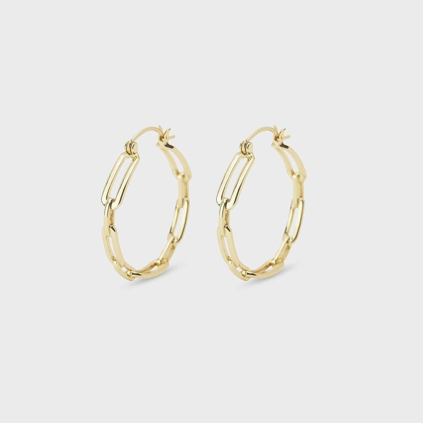 Parker Link Hoops | Gorjana
