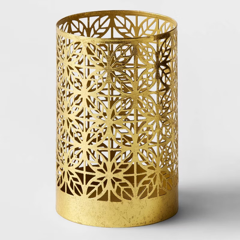 6" Metal Perforated Hurricane Candle Holder - Wondershop™ | Target