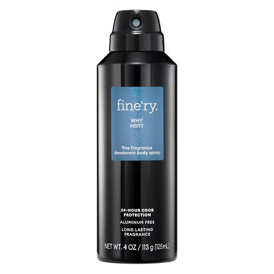 fine'ry. Men's Deodorant Spray - Why Not? - 4oz | Target