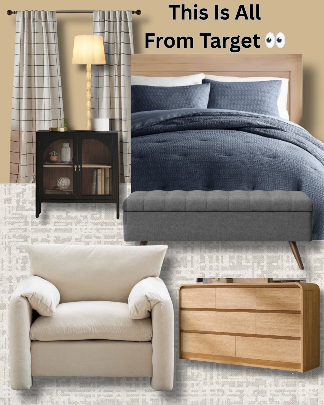 Target Bedroom Finds That Look Way More Expensive

Target is seriously stepping up their furniture lately. 👀

Pulled together this neutral bedroom mood board using all Target finds and a few of these are actually on sale right now. I love the mix of warm wood tones, cozy textures, and that chair that looks way more high-end than Target prices.

Linking everything here in case you’re refreshing a bedroom or just saving ideas for later.

@Target 

#LTKHome #LTKSaleAlert #LTKSeasonal