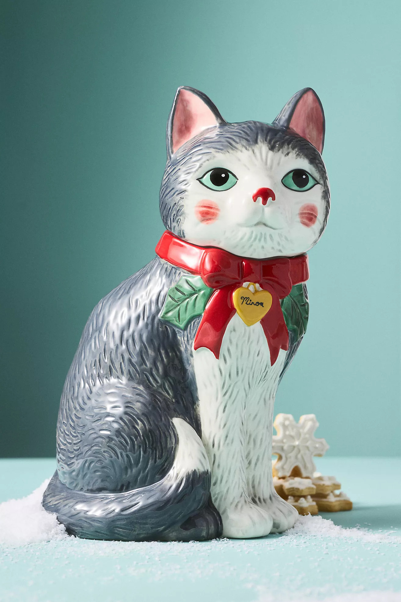 Peluche Cat Cookie Jar | Anthropologie (US)