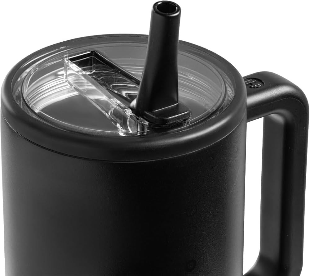 HydroJug Traveler - Modern 40 oz Tumbler with Handle & Simple Flip Straw - Car Cup Holder Friendl... | Amazon (US)