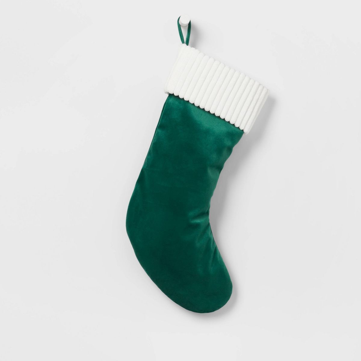20" Reversible Christmas Holiday Stocking Green/Light Green - Wondershop™ | Target