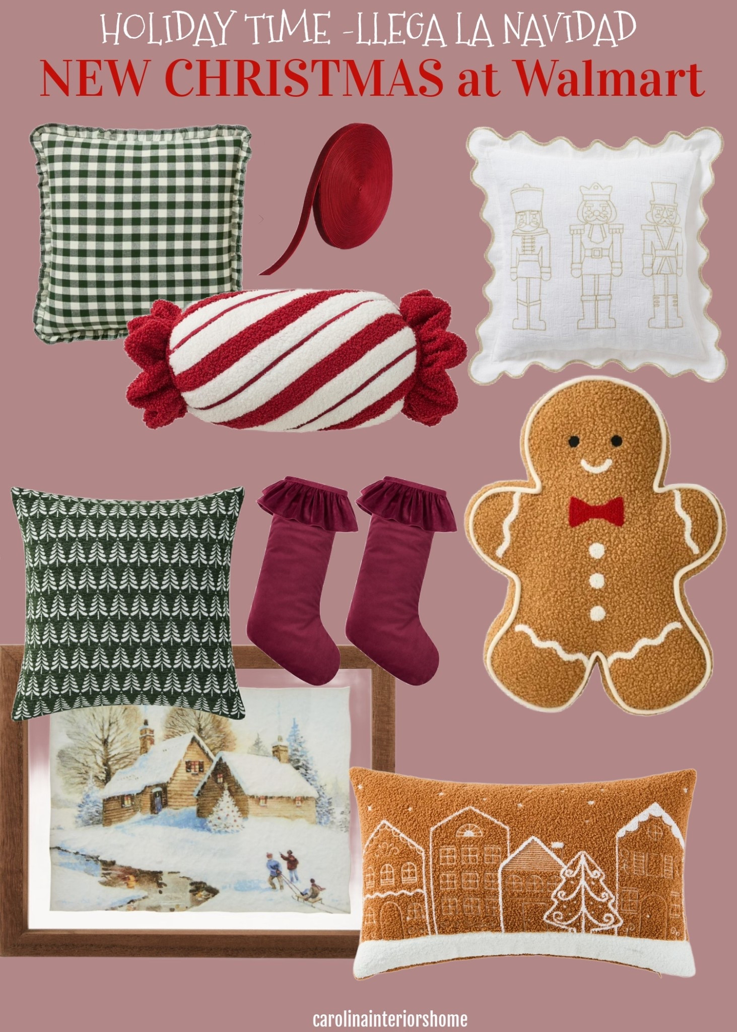 Super cute and affordable Christmas Decor from Walmart. 
Hay cosas que no las encuentro en la tienda pero están disponibles online! Aprovecha que se venden rápido . Piezas que pueden servir para muchas navidades. 
#christmasdecor
Walmart finds 

#LTKSeasonal #LTKHoliday #LTKHome