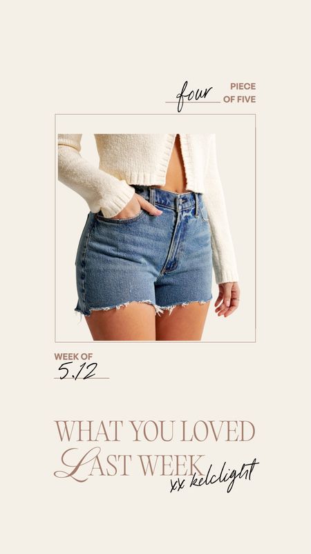 What you loved last week🤍 Styled these denim shorts with Shelby last week! They have so many cute washes - I wear a 31 curve love or 32 curve love for a baggier fit #denim #shorts #abercrombie 

#LTKstyletip #LTKmidsize #LTKSeasonal