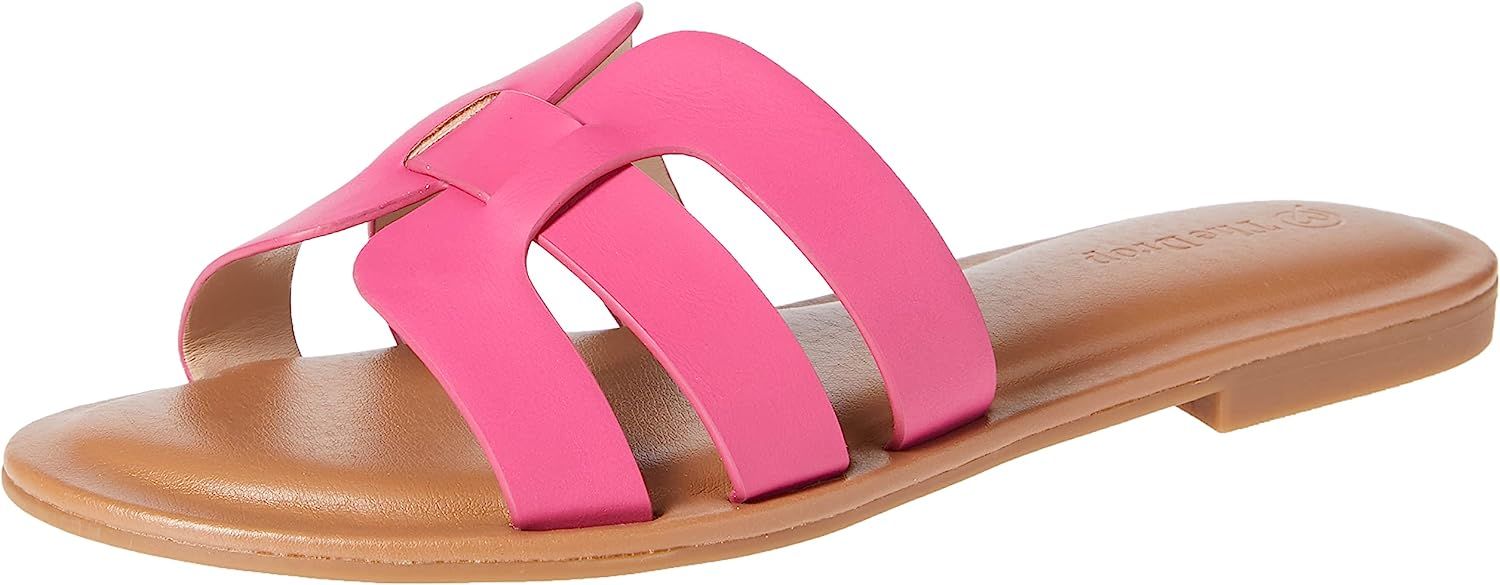 The Drop Women's Monika Flat H-Band Slide Sandal | Amazon (US)