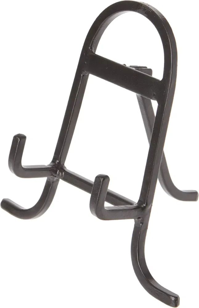 Bard's Small Black Wrought Iron Easel, 6.25" H x 6" W x 3.25" D | Amazon (US)