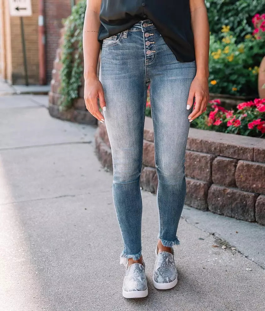 Mid-Rise Ankle Skinny Stretch Jean | Buckle