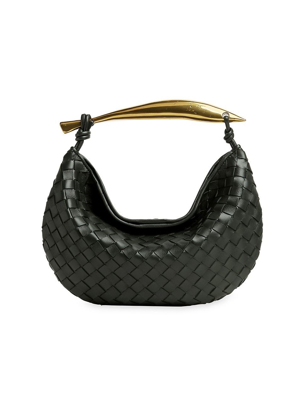 Sardine Leather Goldtone Top-Handle Bag | Saks Fifth Avenue