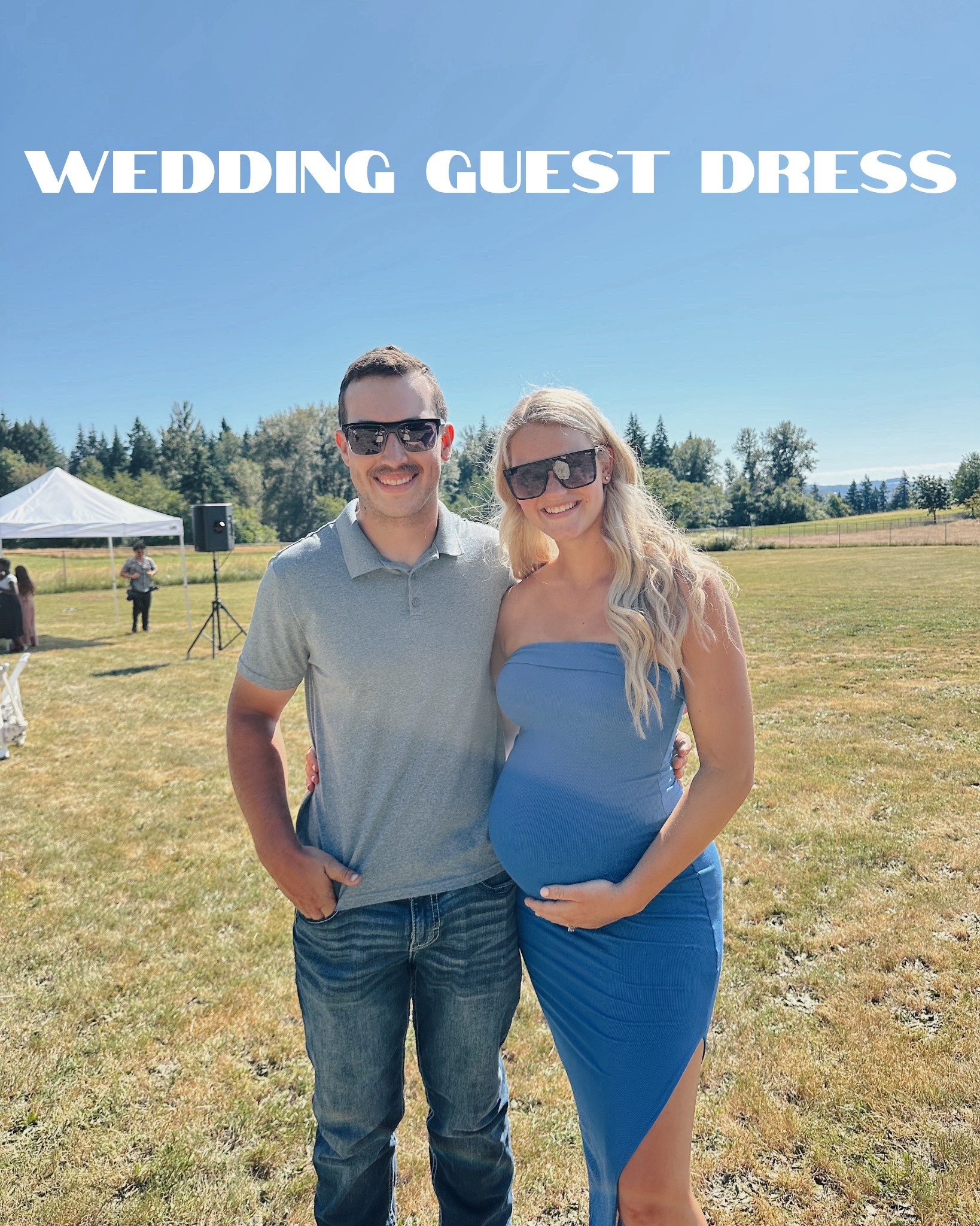 Wedding guest dress under $15!? 
Yes please! 
Got my normal size small. Super stretchy to fit the bump  

#LTKFindsUnder50 #LTKSeasonal #LTKBump