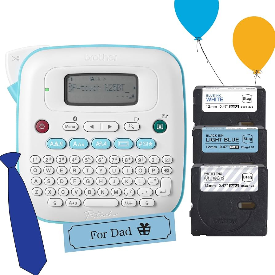 Brother P-Touch -N25BTV3 Personal Connected Label Maker, Bluetooth (Bundle), Design&Print2 app, P... | Amazon (US)
