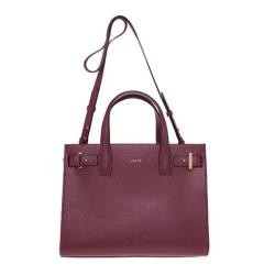 Women's Lodis Stephanie Tara Satchel with RFID Protection Burgundy | Bed Bath & Beyond