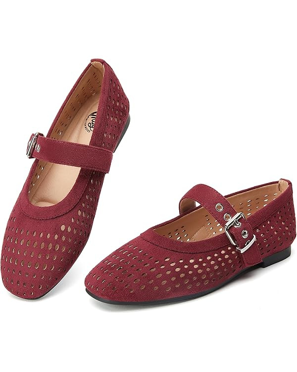 Trary Mary Jane Shoes Women, Mary Jane Flats for Women, Ballet Flats Shoes Round Toe Mary Jane Fl... | Amazon (US)