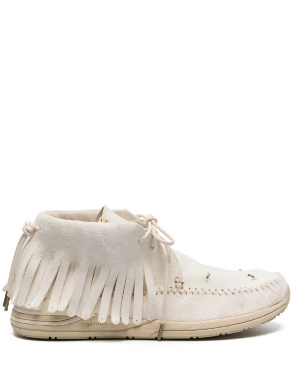 Visvim Shaman-Folk Fringed Ankle Boots - Farfetch | Farfetch Global
