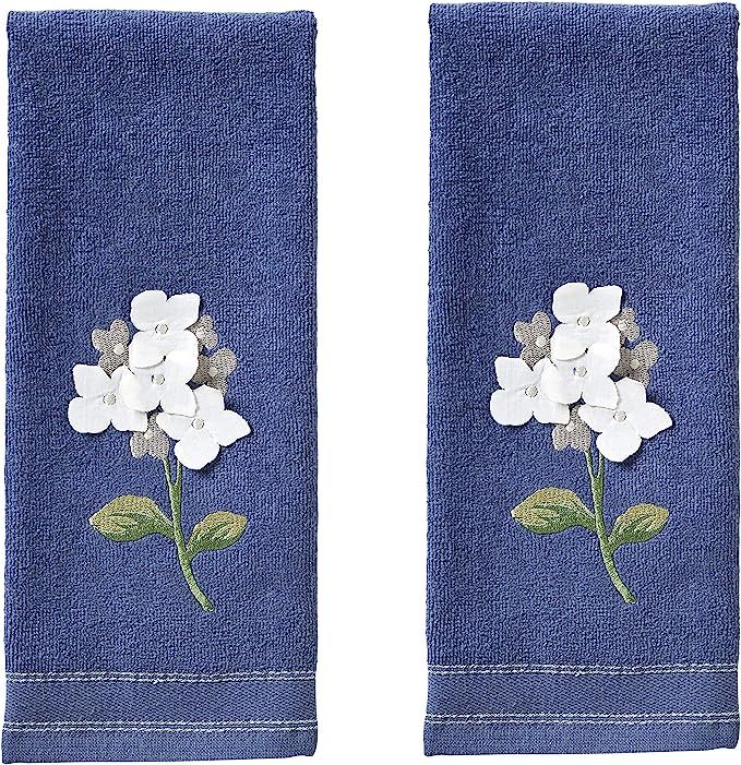 SKL Home by Saturday Knight Ltd. Farm Hydrangea Hand Towel (2-Pack), Blue | Amazon (US)