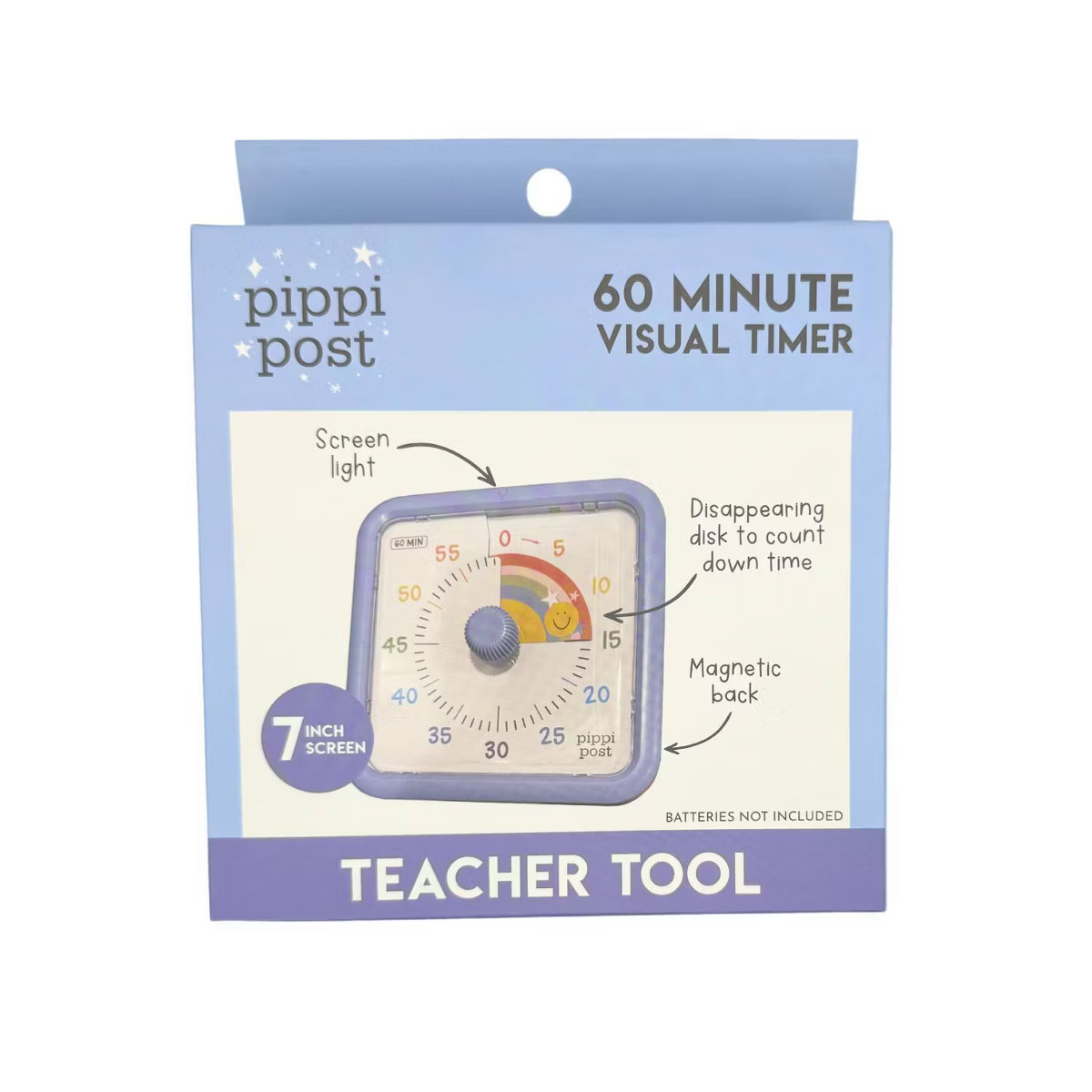 Pippi Post Mechanical Visual Timer, Teacher Supplies | Target