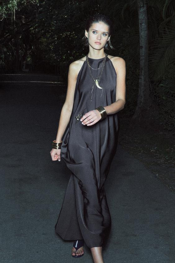 ZW COLLECTION SATIN DRESS | Zara UK