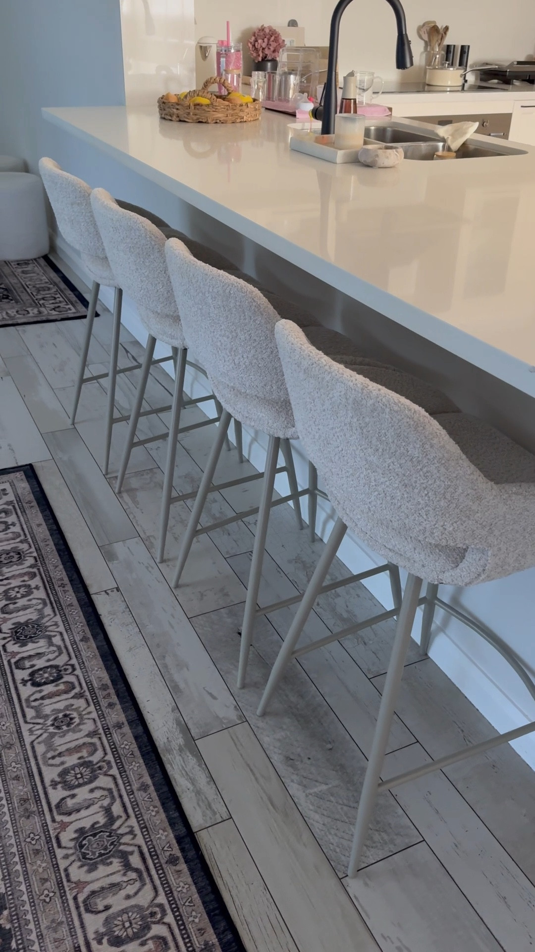 TEMPLE & WEBSTER 
Bouclé Barstools, I love how these make a huge difference, was a long overdue upgrade! I’m obsessed! 🤍

#LTKaustralia #LTKhome #LTKsale