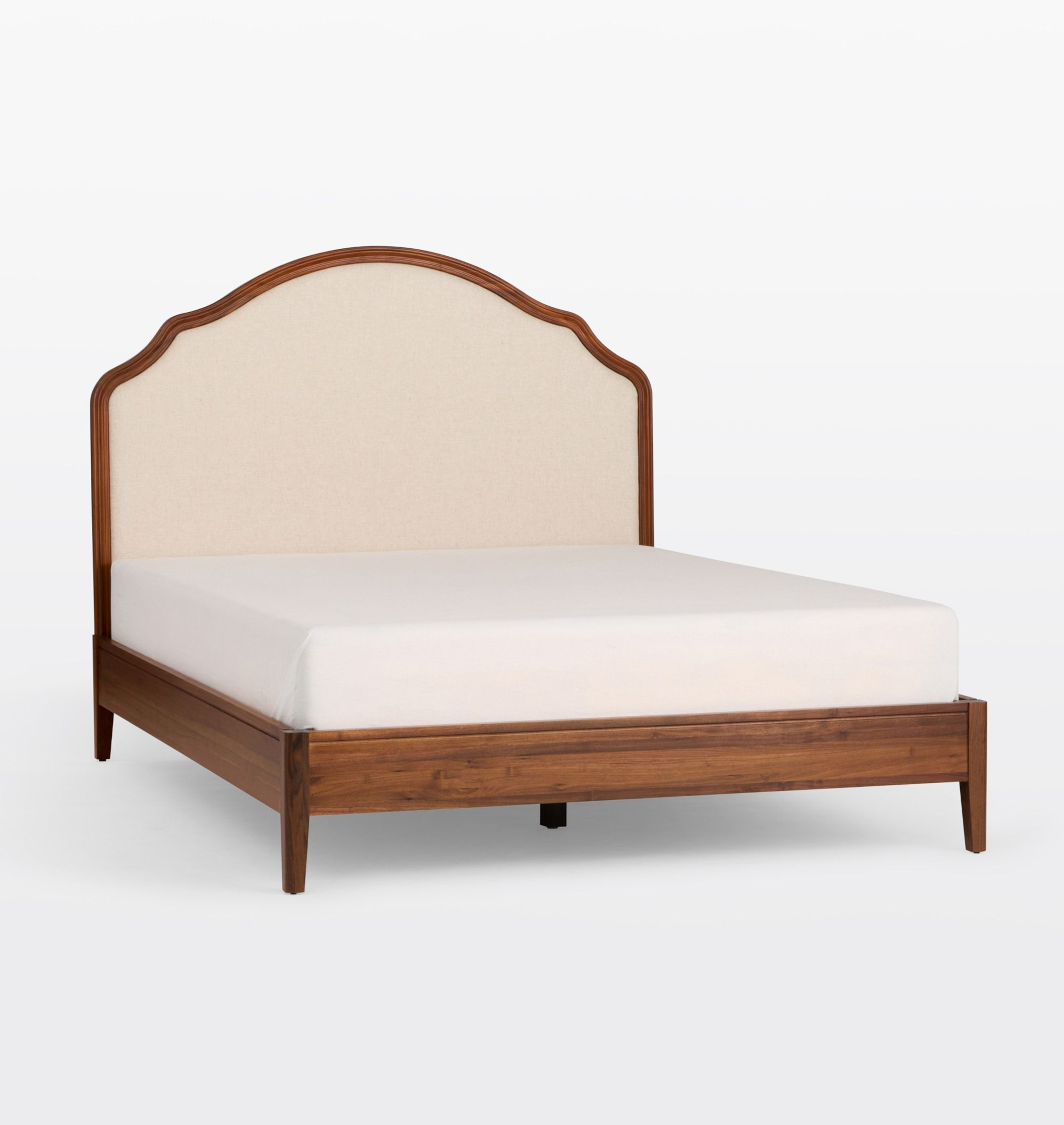 Camille Upholstered Bed, Queen - Performance Everyday Linen Oatmeal | Rejuvenation