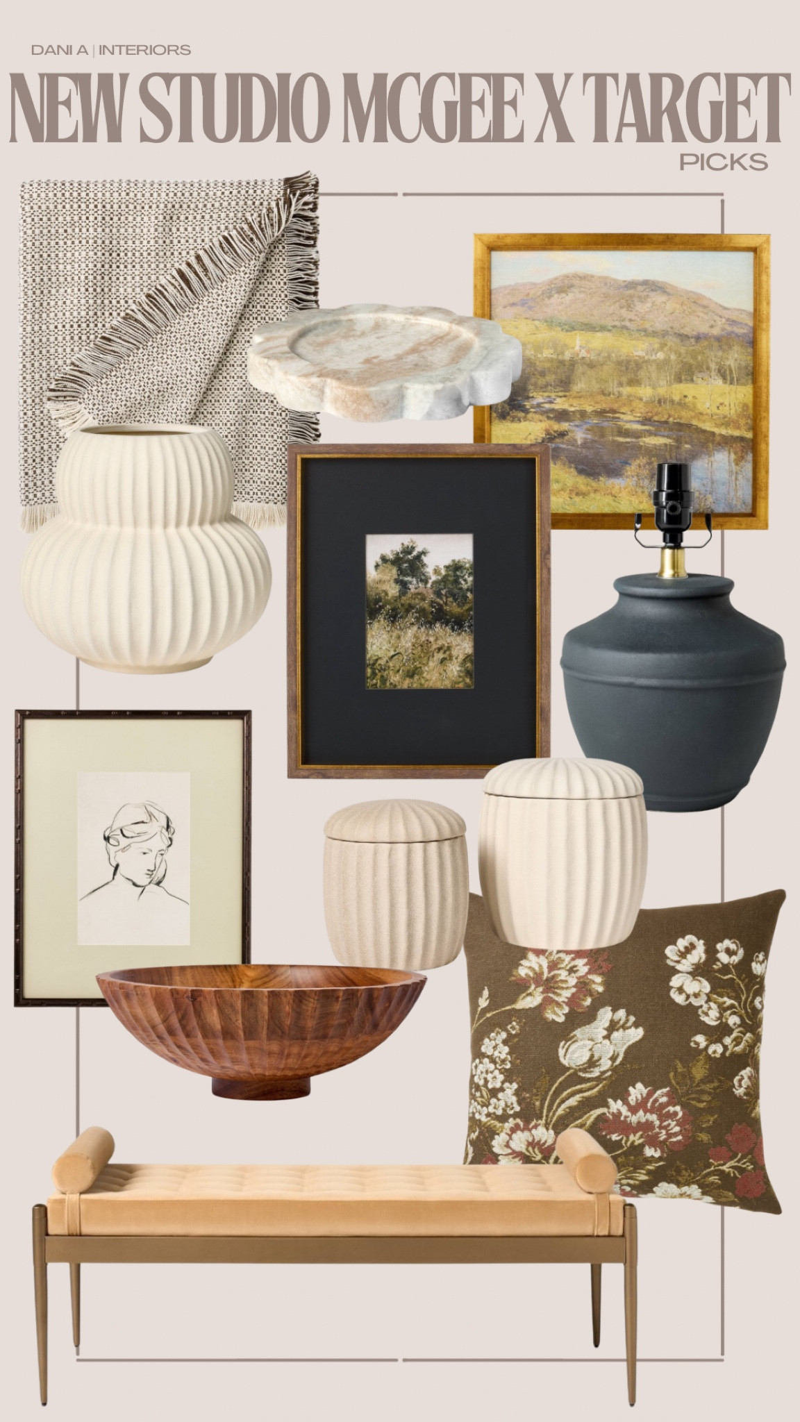 All my favorite picks from the new studio mcgee x threshold collection — dropped today ! These are so good + I’m loving the warm + moody colors ! 👏🏻👏🏻

#LTKStyleTip #LTKFindsUnder100 #LTKHome