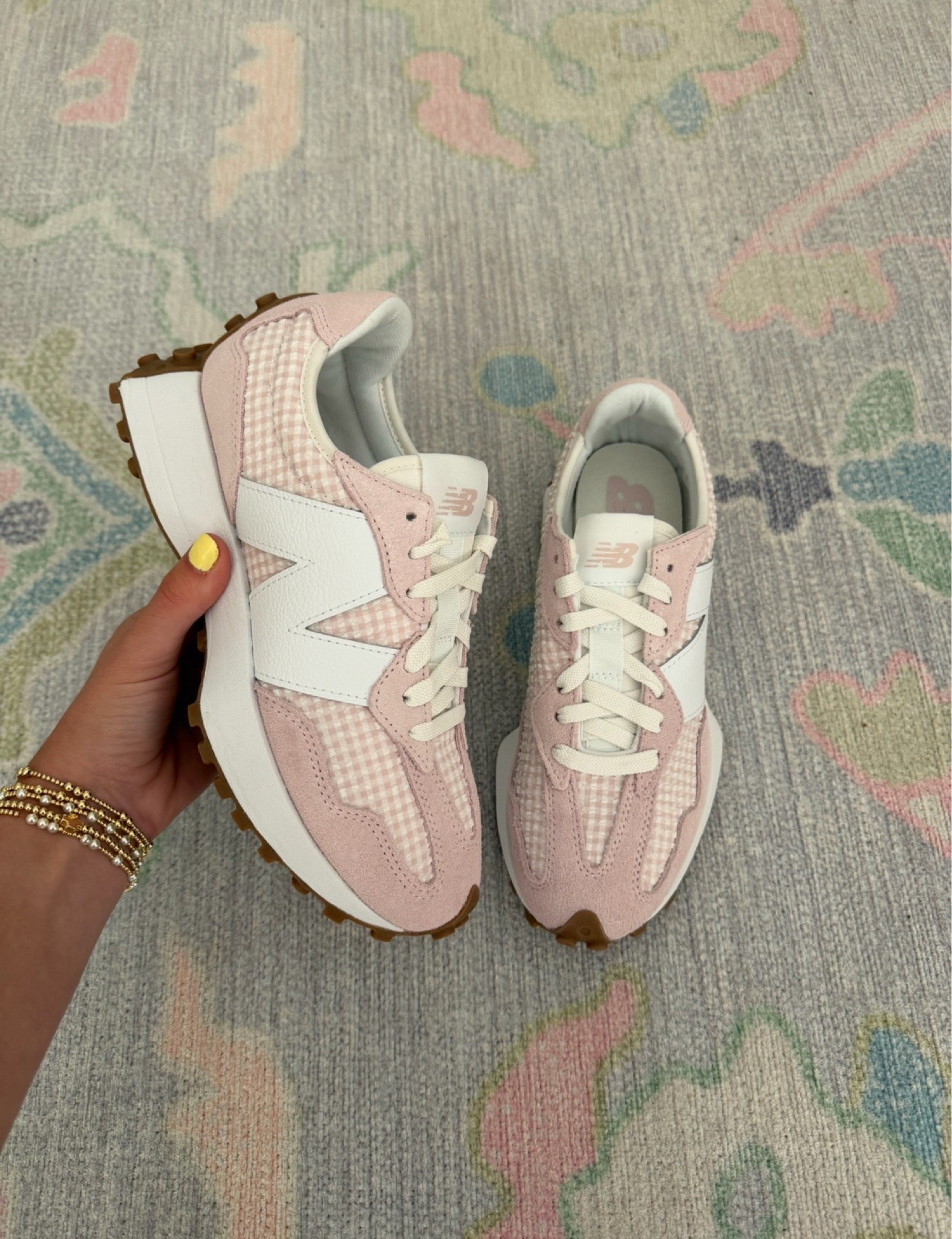 Obsessed with these shoes! They add a pop of color to any outfit and the gingham detail is perfect!

Pink Sneaker, Summer Shoes

#LTKootd #LTKSeasonal