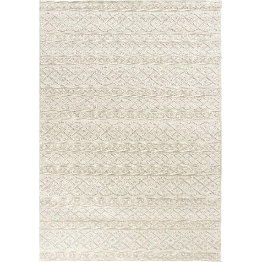 Orian Rugs Tied Up Ivory 8 ft. x 11 ft. Indoor/Outdoor Area Rug | The Home Depot